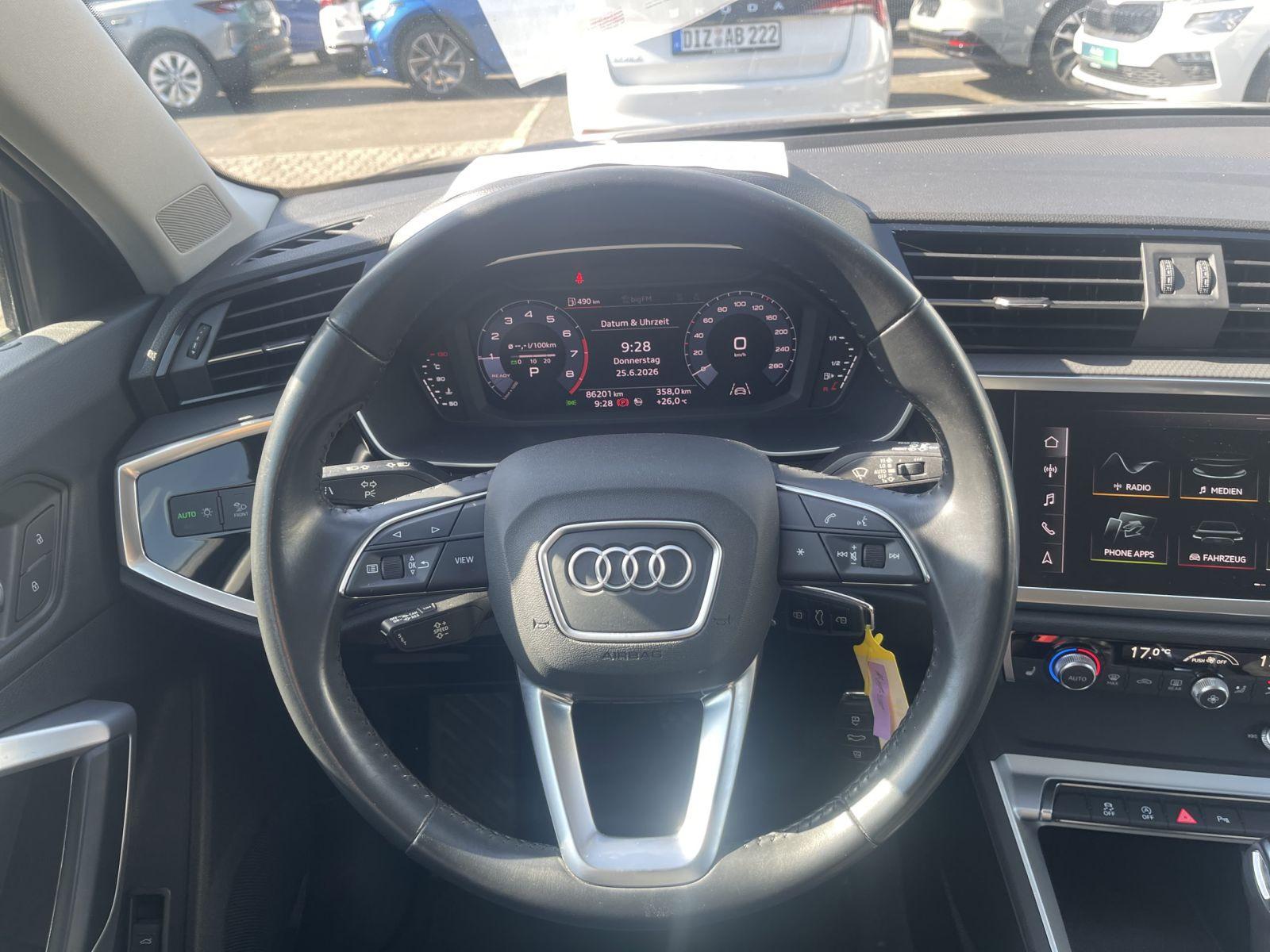 Audi Q3 SUV S line 35 TFSI 110KW DSG GRA LED AHK, миниатюра 10