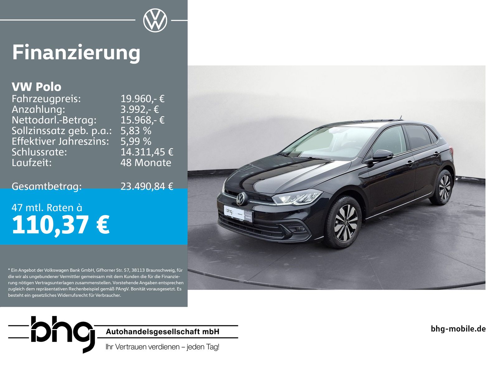 Volkswagen Polo Life 1,0 l TSI Navigationssystem `Discover