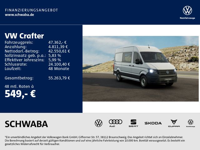 Volkswagen Crafter 35 Kasten L2H2 2,0 TDI *5 Jahre Garantie imagem 2