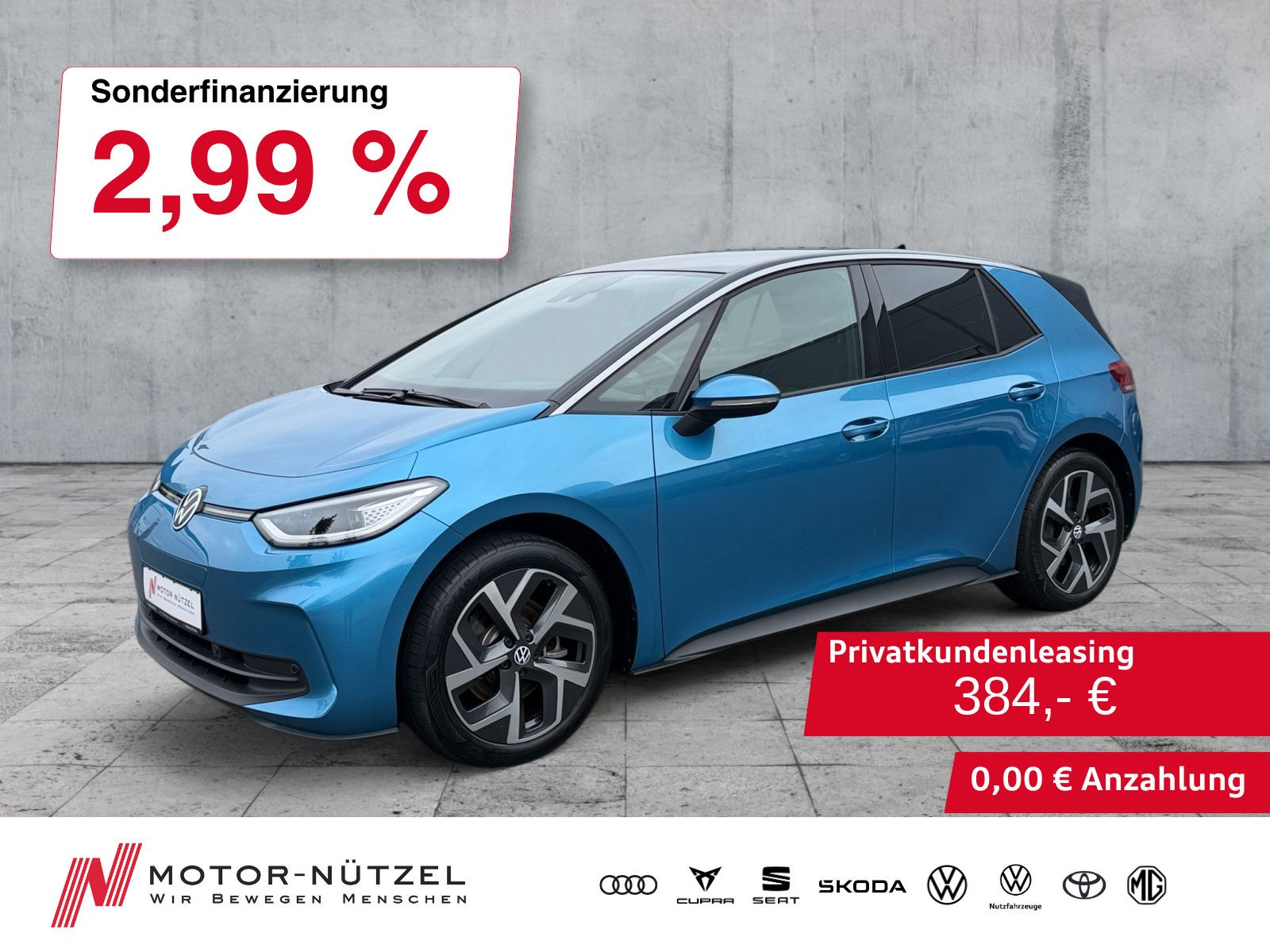 Volkswagen ID.3 150 kW Pro MOVE FACELIFT AHK+PANO+HuD+360°