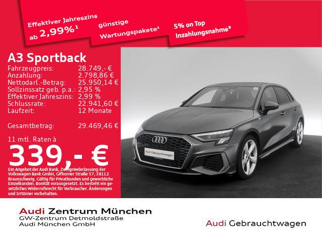 Audi A3 Sportback 35 TFSI S tronic S line ACC/Virtual