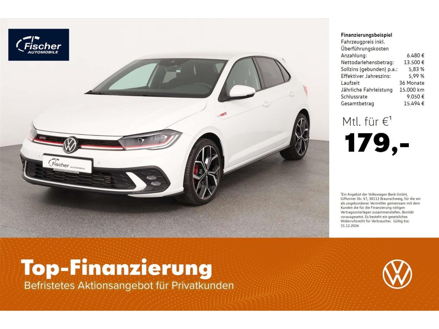 Volkswagen Polo GTI 2.0 TSI DSG Matrix/NAV/18''/PDC/Klima/S