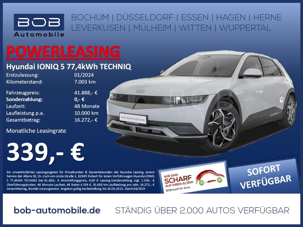 Hyundai IONIQ 5 77,4kWh 4WD TECHNIQ AssistP. 8-fach bere