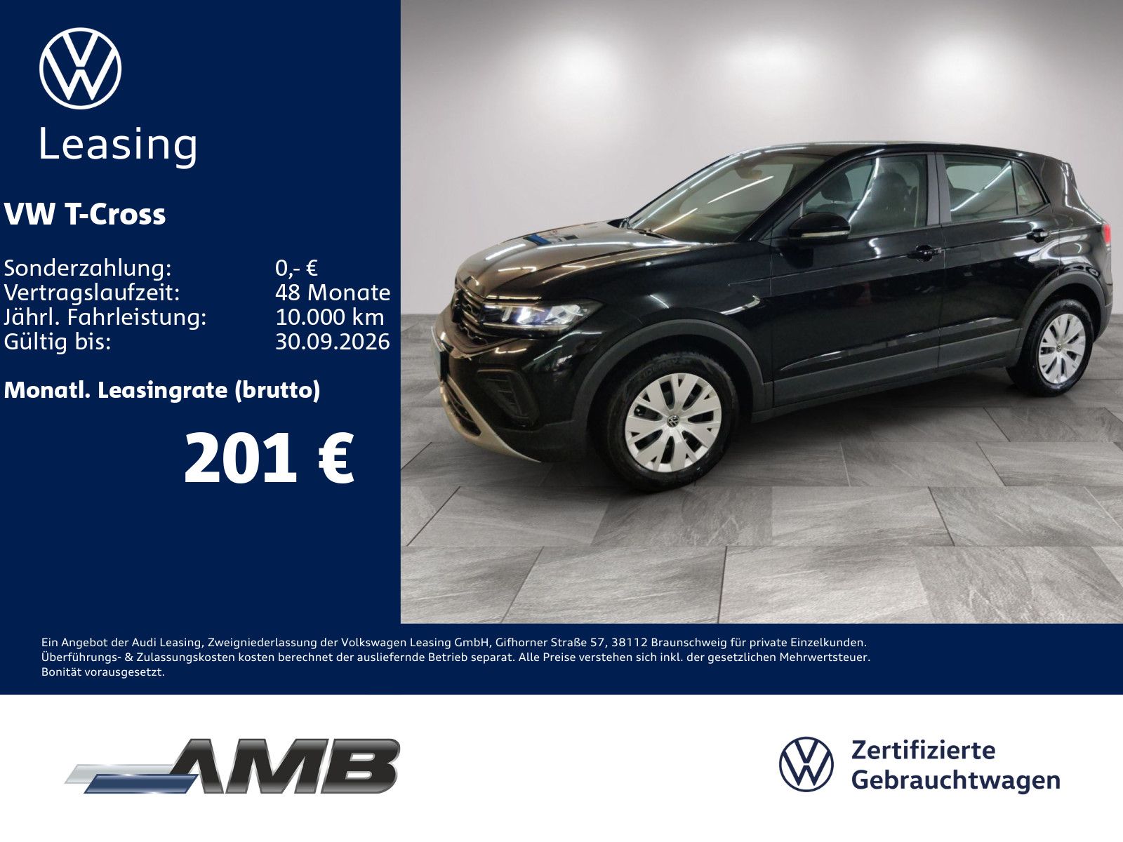 VW T-Cross 1.0 TSI LED/digi.C/Sitzhzg/bis08.2030Gar