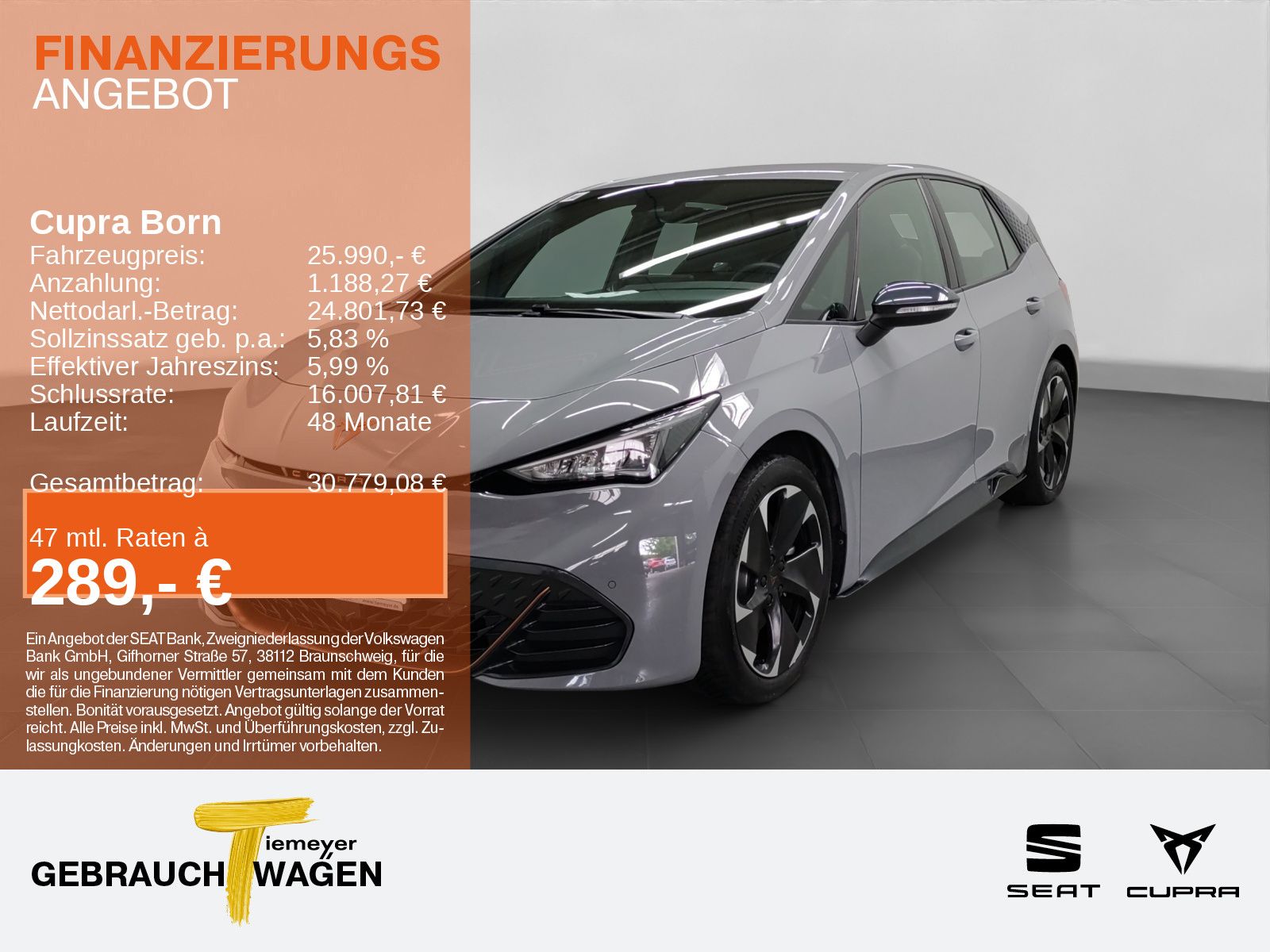 CUPRA Born LM19 LED KAMERA