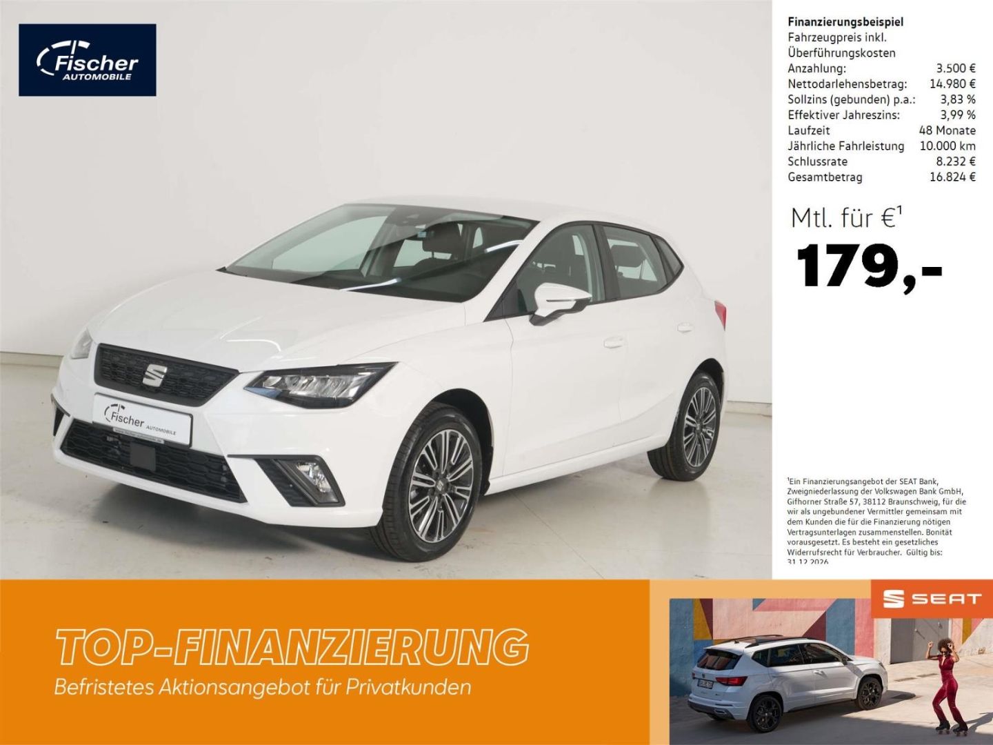Seat Ibiza 1.0 TSI Style LED/ACC/DAB/Kessy/SH/Alu16''