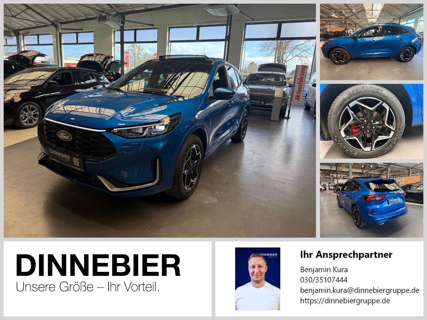 Ford KUGA ST-Line X LED+360°Kamera+Glasdach+AHK