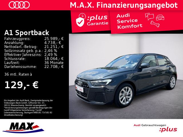 A1 Sportback 30 TFSI ADVANCED LED+KAMERA+VCP+ACC