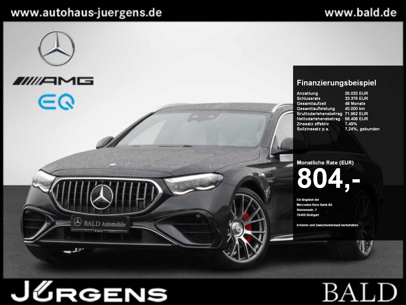MERCEDES-BENZ E 53 AMG Hyb 4M+ T AHK/Burm/Dist/DIGITAL/360/HAL