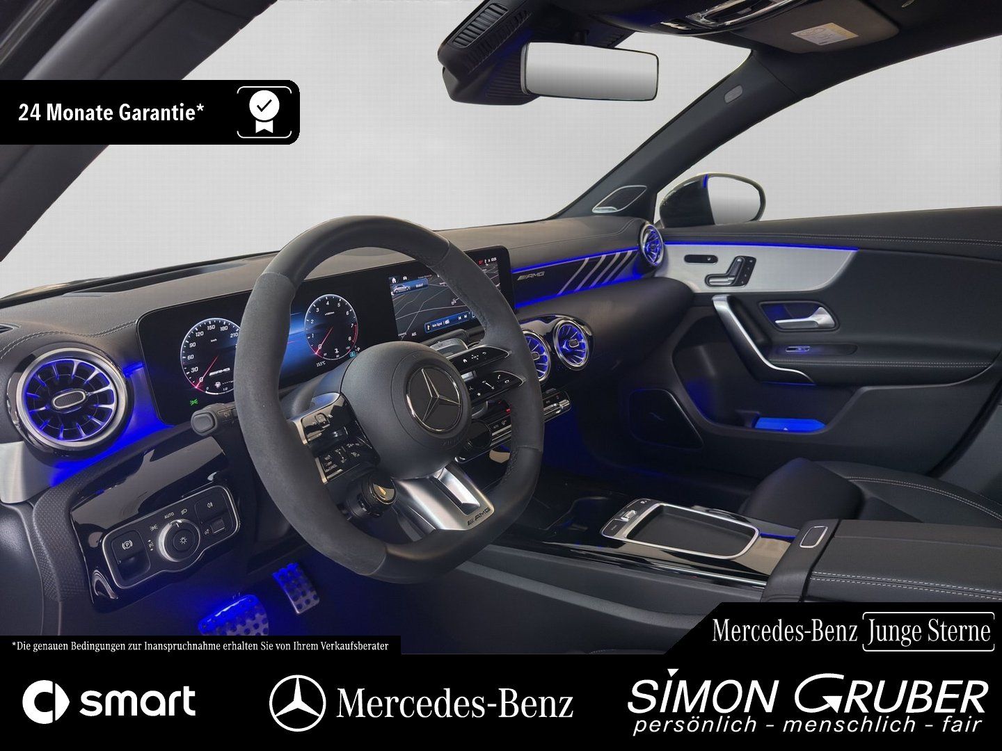 Fahrzeugabbildung Mercedes-Benz A 45 S 4M AMG Pano Leder HUD Burm MBeam Driver 3