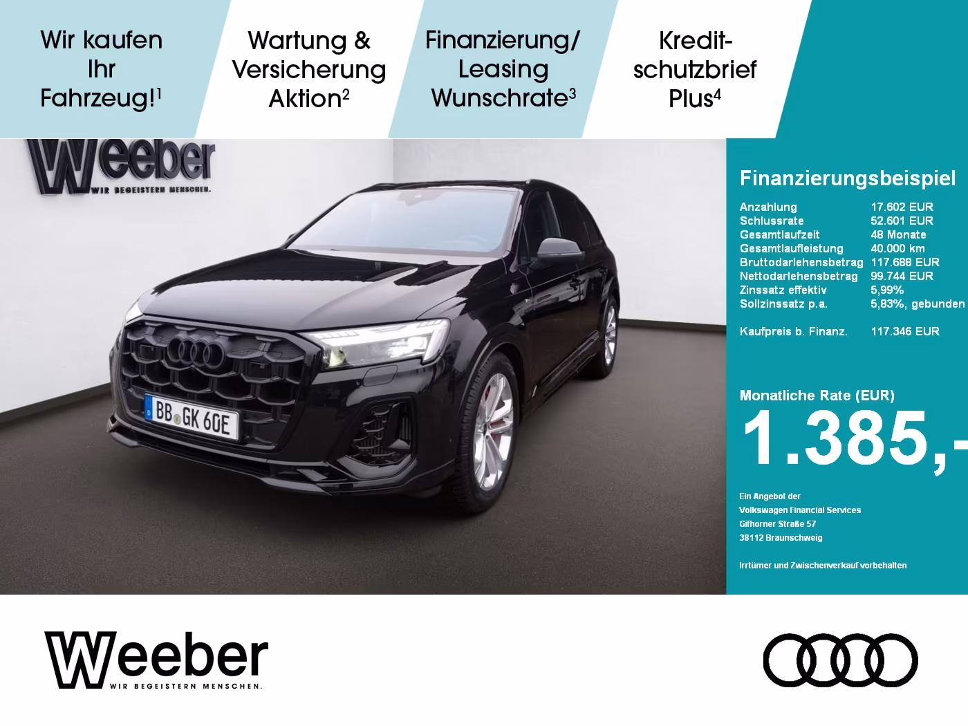 Audi Q7 SUV S-Line TFSI e Quattro Tiptronic HeadUp