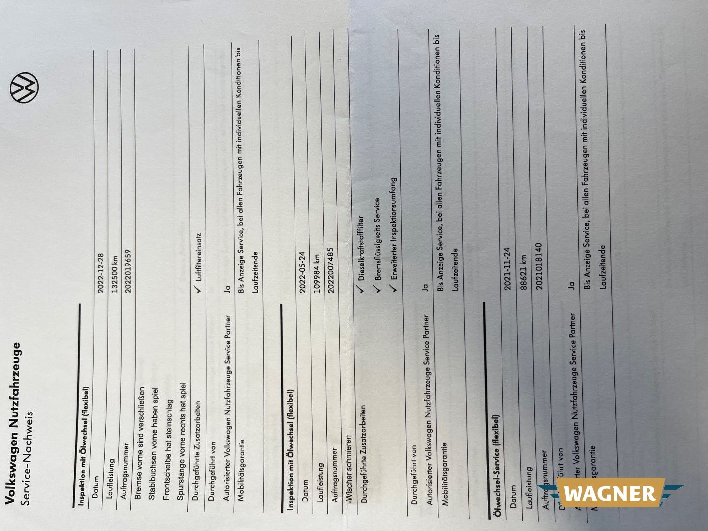 Fahrzeugabbildung Volkswagen T6 Kombi lang 9 Sitzer Rampe Klimaanlage