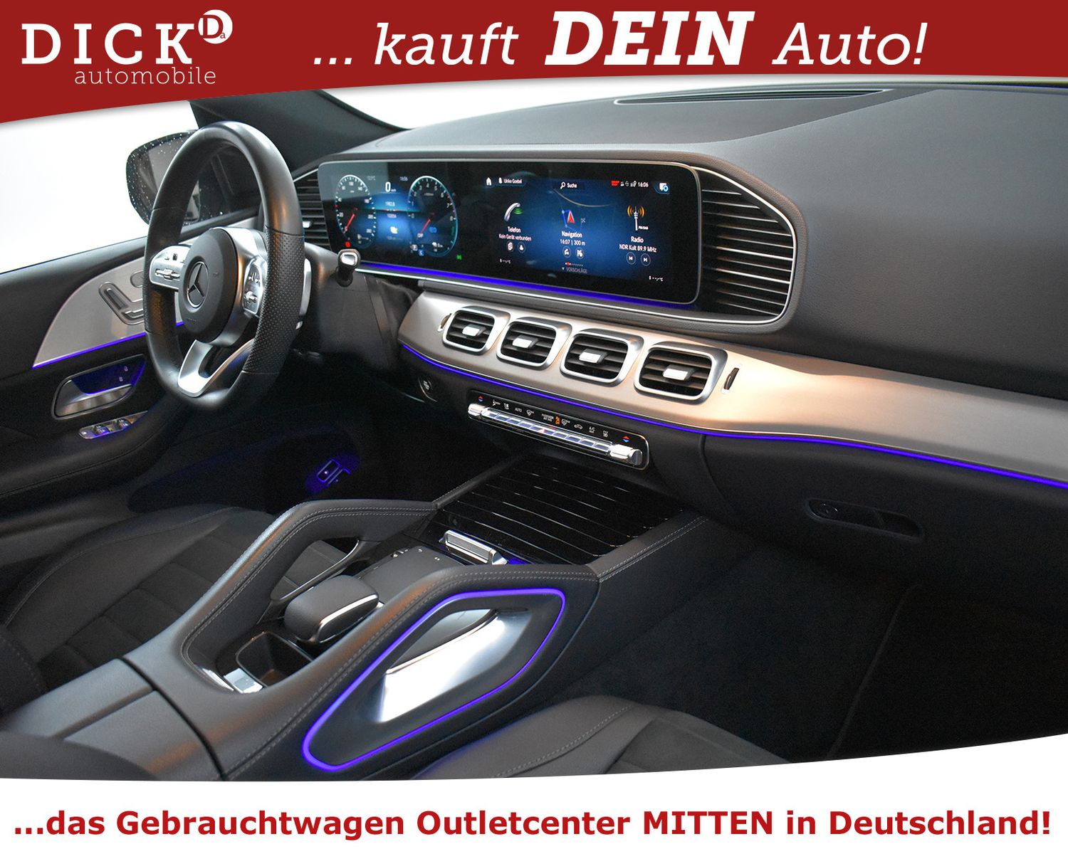 MERCEDES-BENZ GLE350e 4M 2X AMG Line NIGHT+STDHZ+360+WIDES+AHK - Image 12