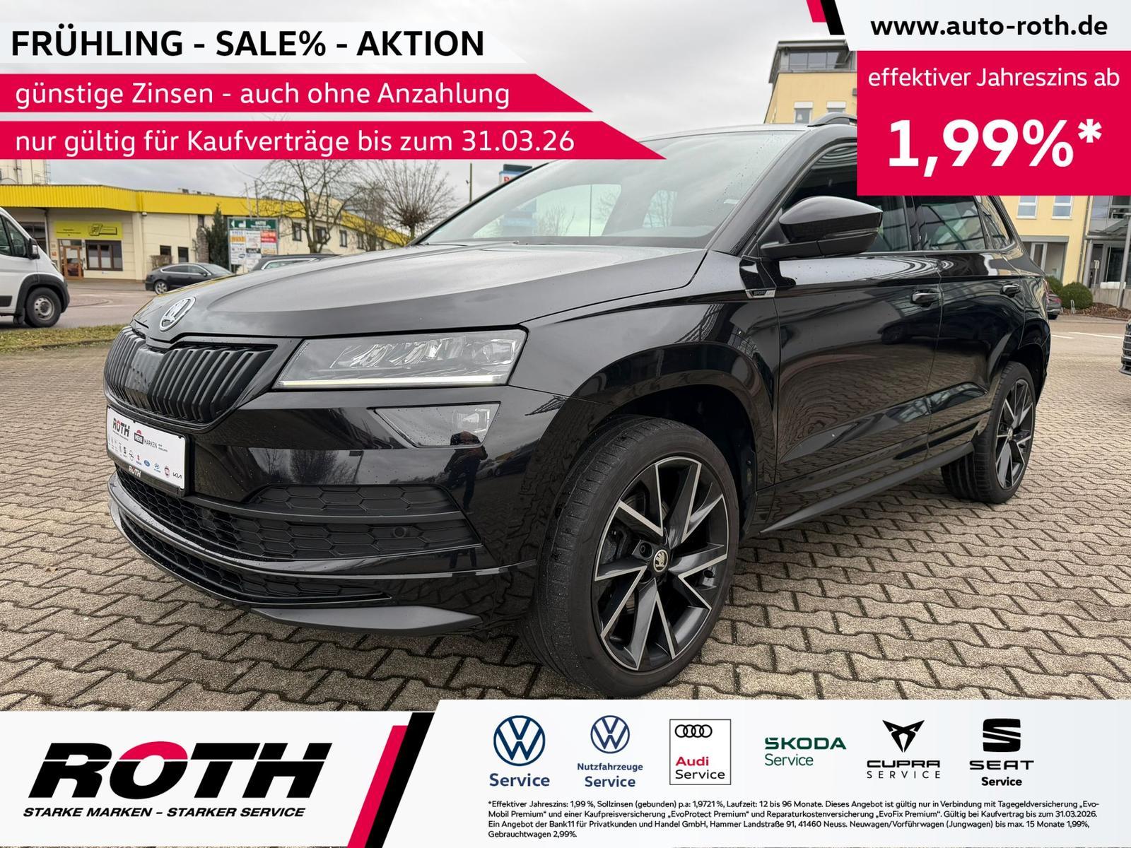 Skoda Karoq 2.0 TSI Sportline 4x4 *Navi*LED*Pano*AHK*