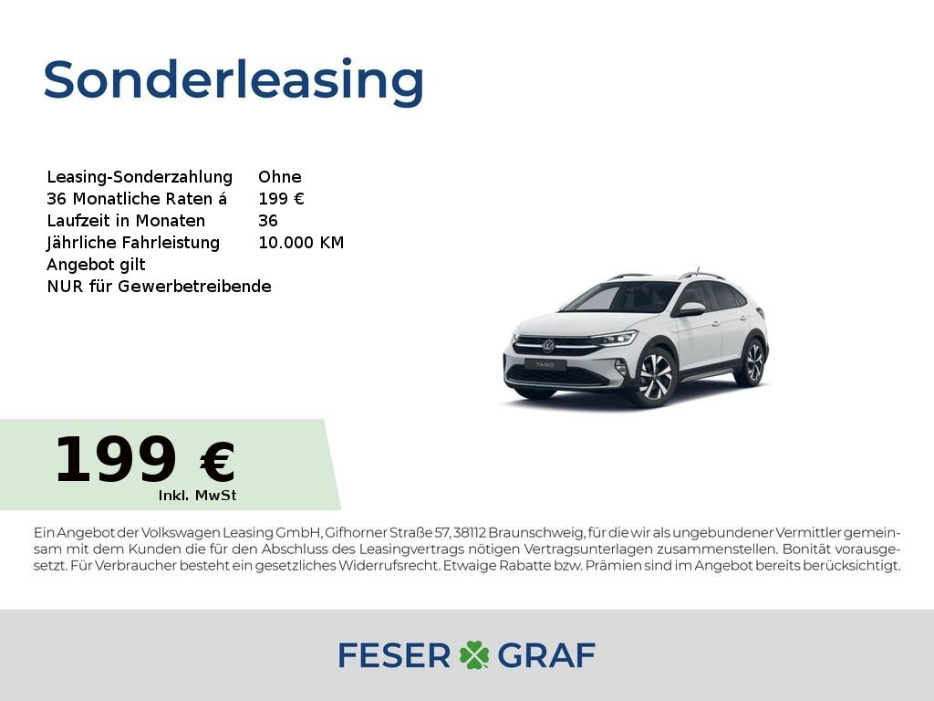 Volkswagen Taigo Style 1,0 l TSI 116 PS 7-Gang-DSG