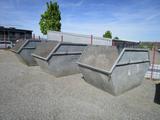 Unsinn 3x Verzinkte Absetzcontainer - Absetzcontainer