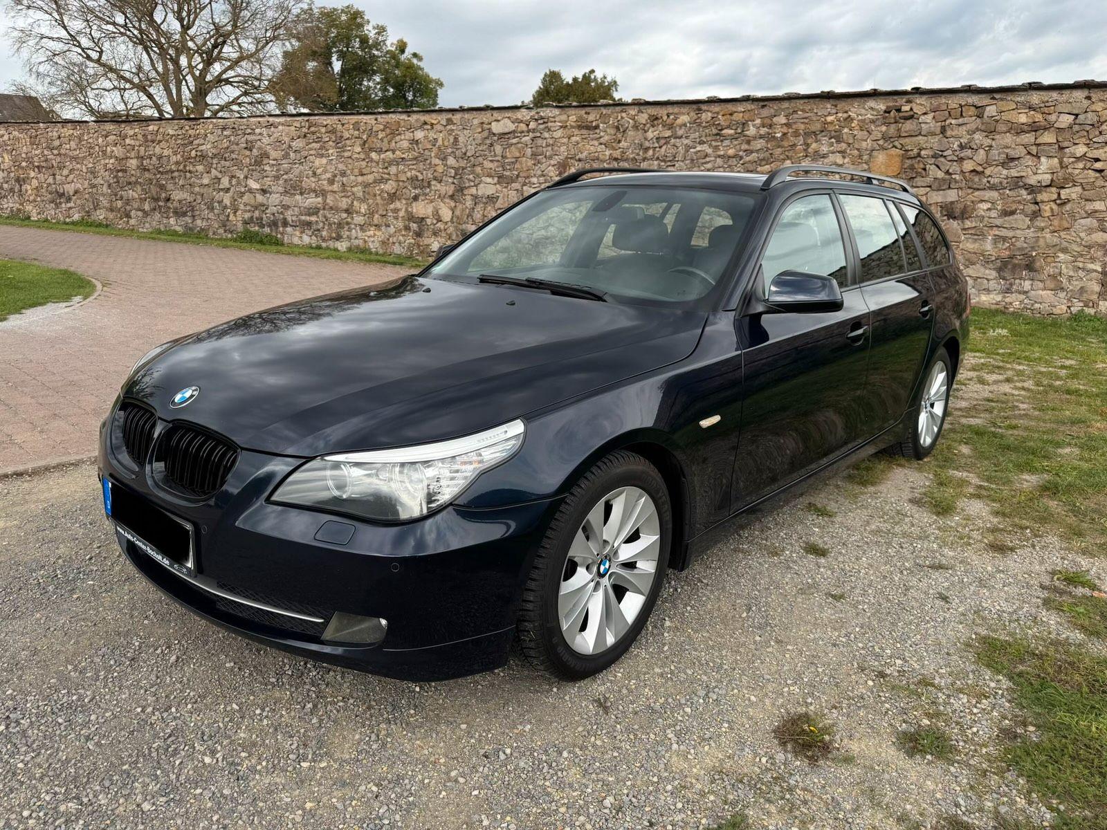 BMW 520 2010 — rear view