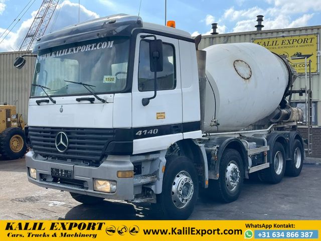 Mercedes-Benz Actros 4140 Mixer 9CBM Liebherr 8x4 Full Steel S