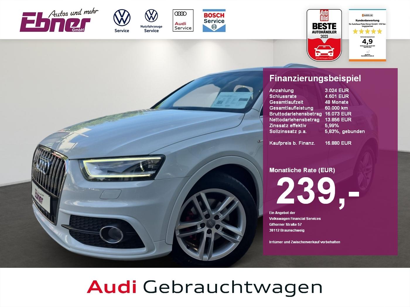 Audi Q3 S-LINE+ExP 2.0TFSI 211PS QUATTRO S-TRONIC XEN