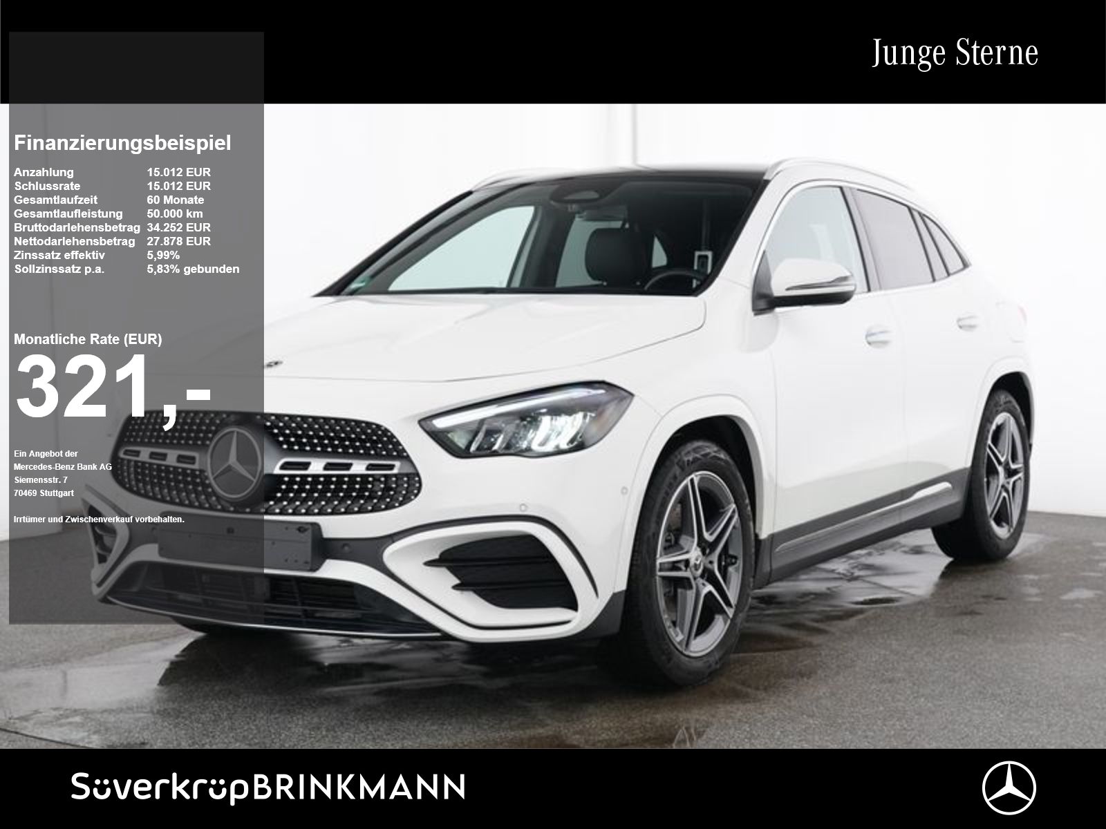 Mercedes-Benz GLA 220 4M AMG AHK KAMERA PANO SPUR PDC SHD SHZ