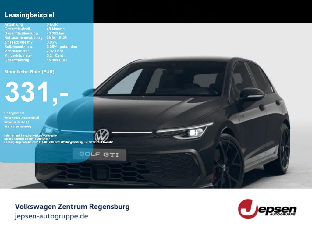 Volkswagen Golf GTI BlackStyle | 3,99 % Finanzierung