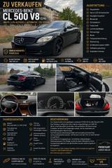 Mercedes-Benz Mercedes CL 500 - gebrauchte Mercedes-Benz CL 500 aus dem Jahr 2010