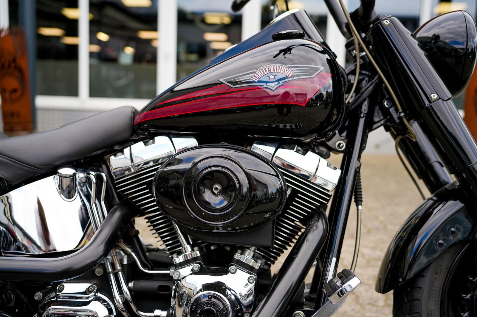 Fahrzeugabbildung Harley-Davidson FLSTF Fat Boy Twin Cam 96B - Ape - Kesstech