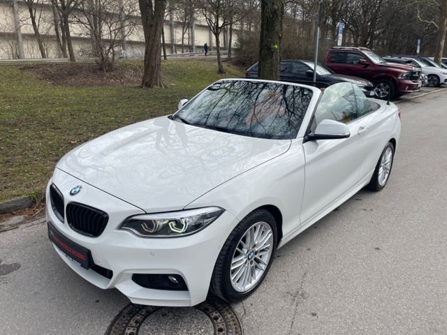 BMW 220 d Cabrio M Sport 190*Navi*Kam*LED*Aut.*Leder