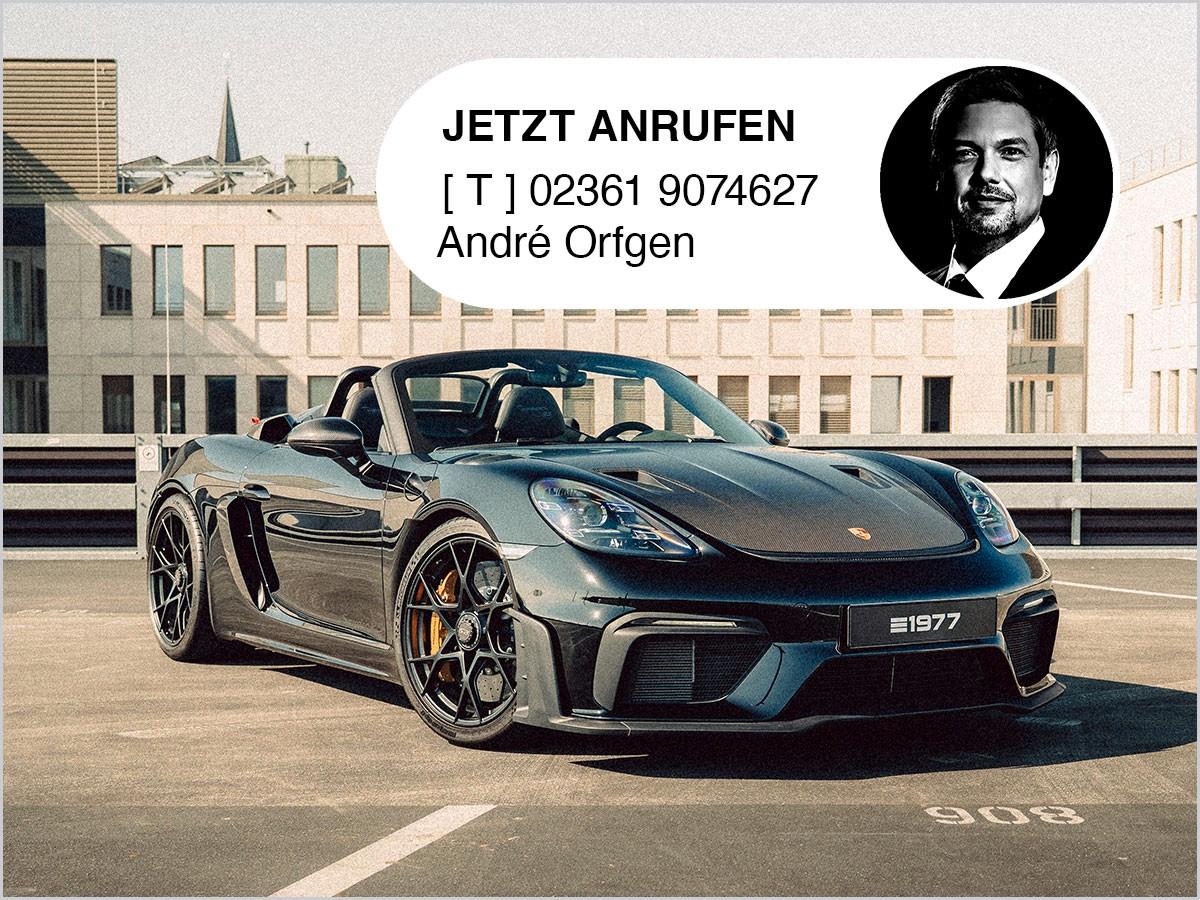 Porsche Boxster 718 Spyder RS *Weissach-Paket*