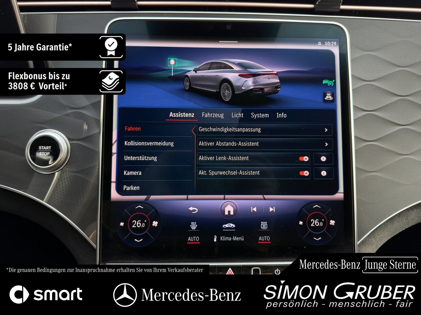 Fahrzeugabbildung Mercedes-Benz EQS 350 AMG Pano HUD DigiLight HaL Burmes 21Zoll