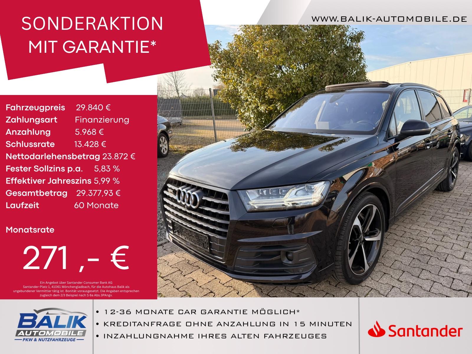 Audi Q7 3.0 TDI audi exclusive*S Line*MATRIX*BOSE*7Si