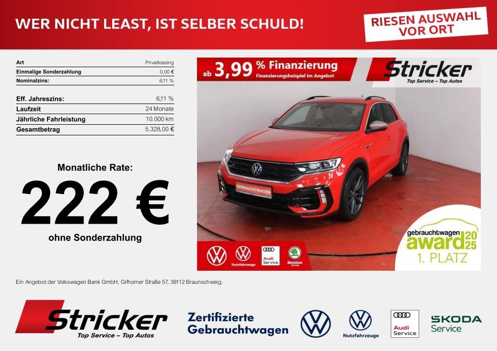 Volkswagen T-Roc R 2.0TSI DSG 222,-ohne Anzahlung Akrapovic