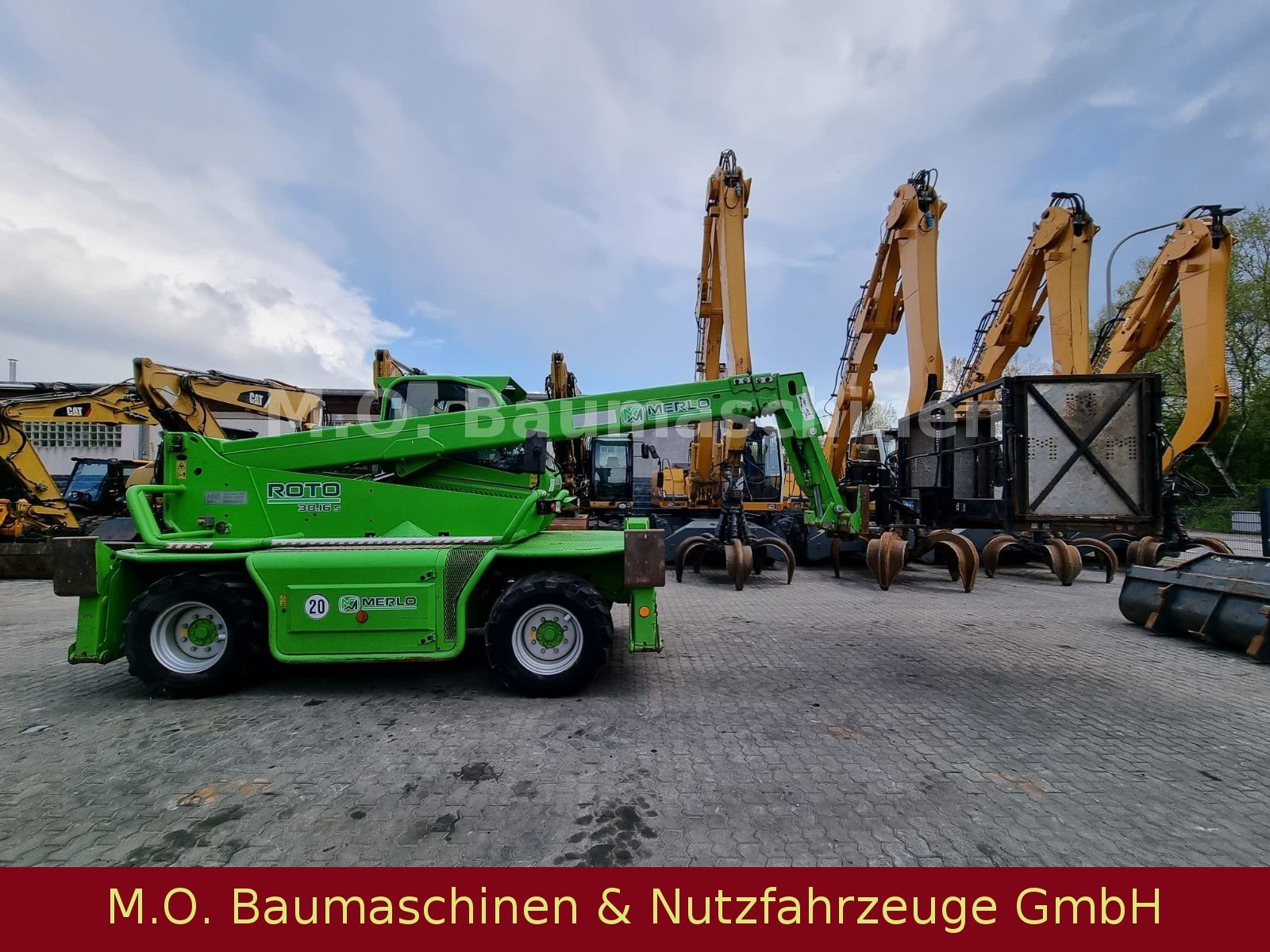 Fahrzeugabbildung Merlo Roto 38.16 S / SW / Gabel /Schaufel / Haken /