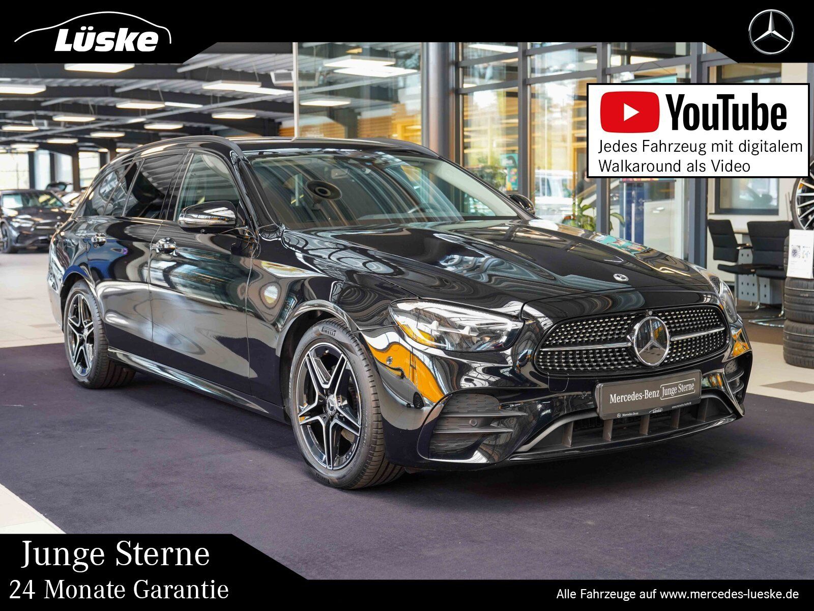 MERCEDES-BENZ E 220 d T AMG Line Night AHK Fahrassistenz 360°