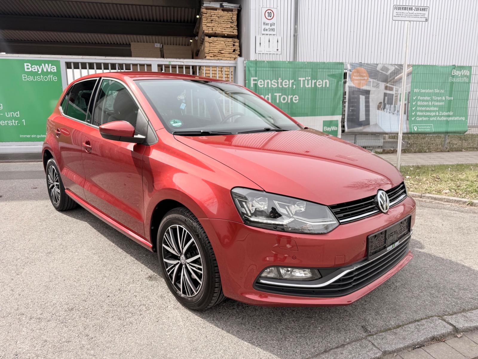 Volkswagen Polo V Allstar TÜV NEU LED Tempomat PDC SHZ 1Hnd