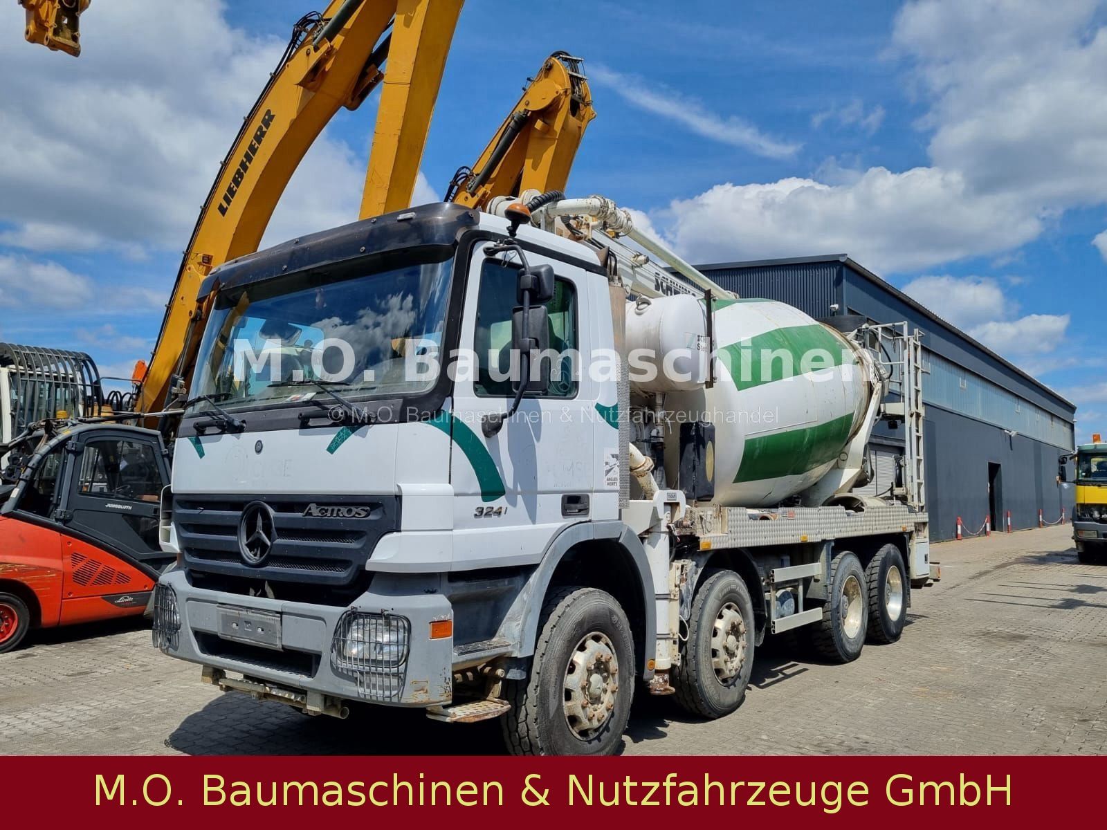 Fahrzeugabbildung Mercedes-Benz Actros 3241 Betonmischer+ Schwing Setter Pumpe