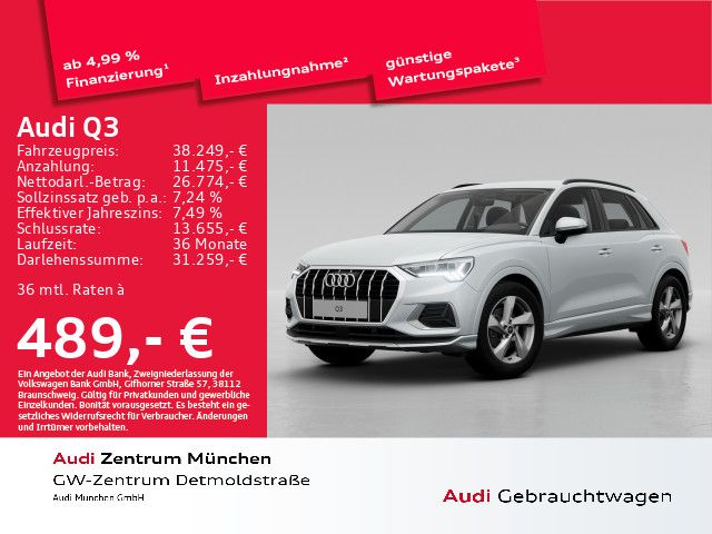 Audi Q3 35 TDI S tronic advanced Virtual/Navi+/LED