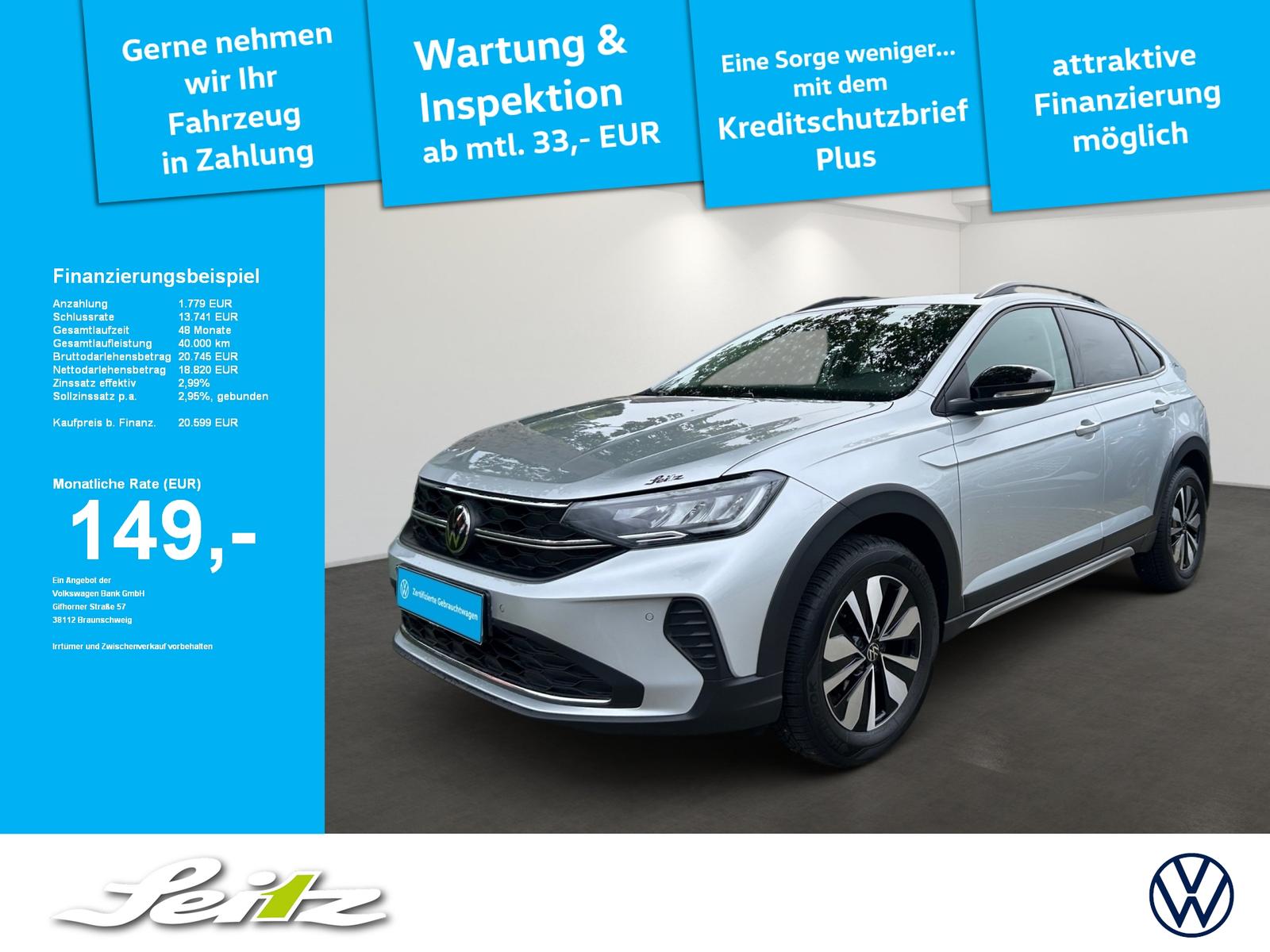 Volkswagen Taigo 1.0 TSI Goal *LED*KAMERA*NAVI*SITZH*