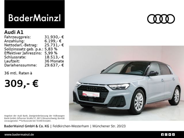 Audi A1 35 TFSI S tronic S line SHZ Kam SONOS Virtual