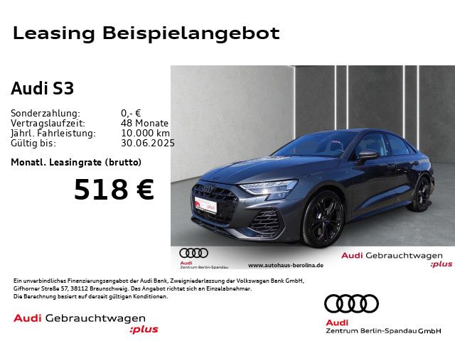 AUDI S3 Lim. *NAV+*Opt.-Schwarz+*Virt.C+*PDC+*SHZ*