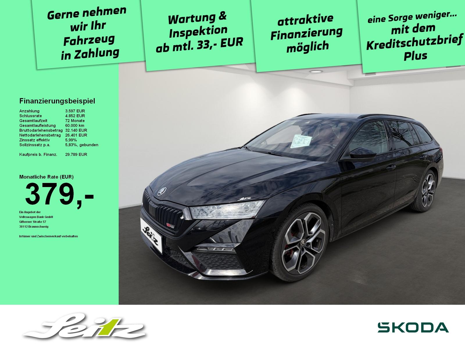 Skoda Octavia Combi 2.0 TDI RS Plus *AHK*MATRIX*KAMERA