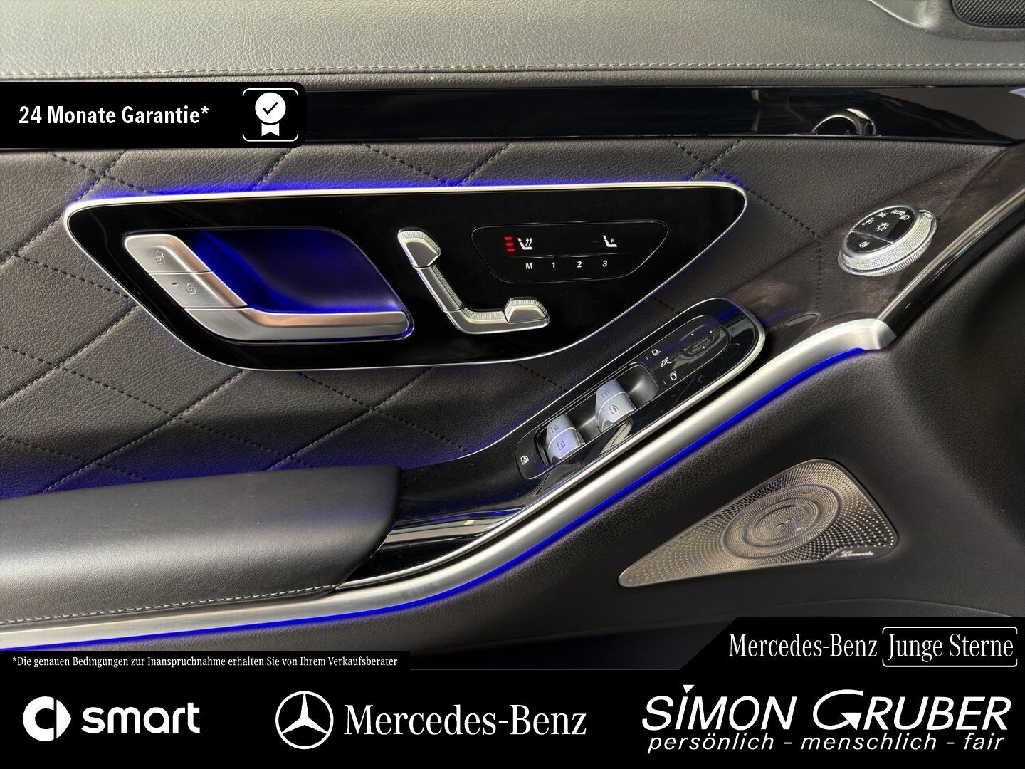 Fahrzeugabbildung Mercedes-Benz S 450 4M lang Pano Burm TV Nappa HUD Digital AHK