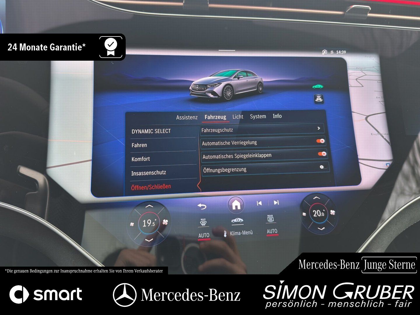 Fahrzeugabbildung Mercedes-Benz EQE 43 4M AMG Pano Airmat HUD Massage Sitzklima