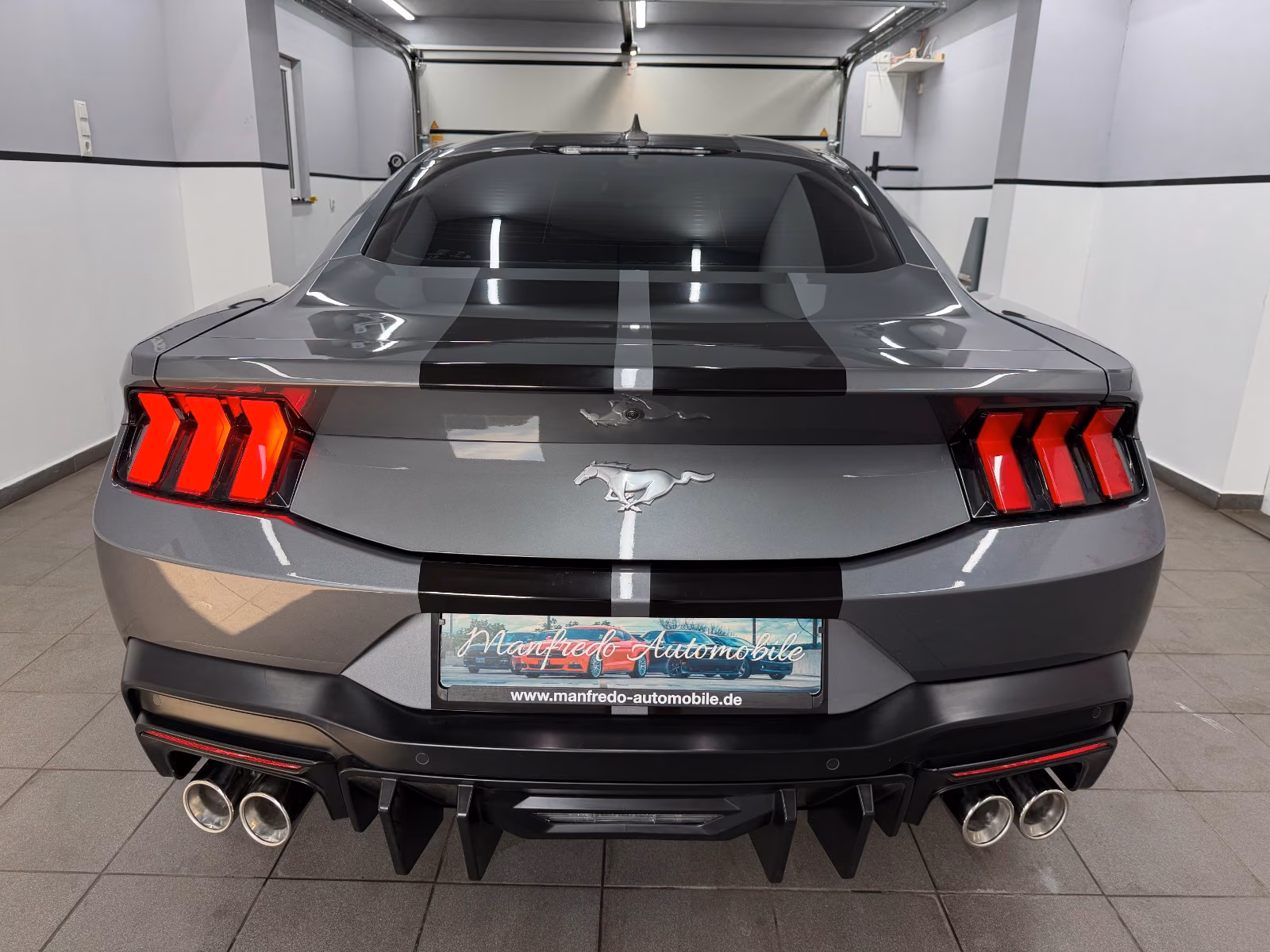 Ford Mustang Eco 2.3 Carbonized Grey/Duplex AGA/Perfo, миниатюра 9