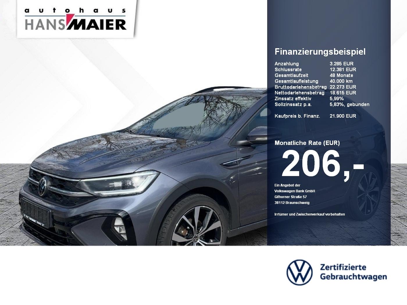 Volkswagen Taigo R-Line TSI DSG Navi ACC beats 8fach Keyles