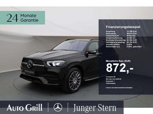 MERCEDES-BENZ GLE 350 de 4M AMG Night 360 Pano HUD Sklima AHK