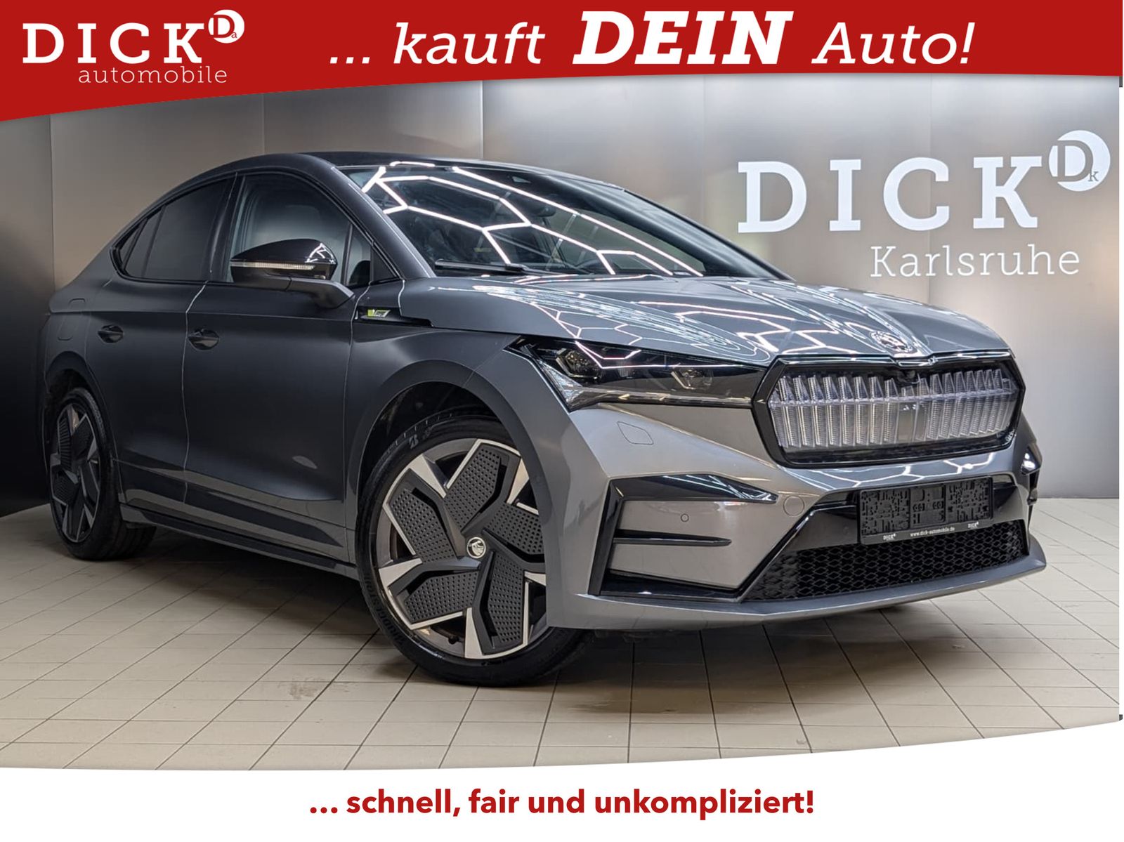 Skoda Enyaq RS Lounge ALCANT+PANO+MEMO+KAMER+ACC+AHK+