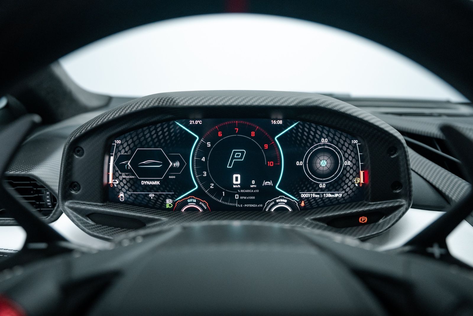Fahrzeugabbildung Lamborghini REVUELTO CARBON/CAM/PASS DISPLAY
