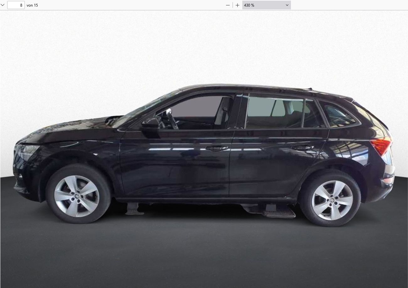 Fahrzeugabbildung SKODA Scala 1.0 TSI Ambitio LED/NAVI/VIRTU/SHZ/DAB/8Fa