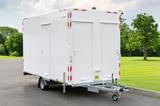 Hofmann Bauwagen 1300Kg 400cm mit Verbrennungstoilette - Pkw-Anhänger 1300 kg